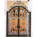 high quality galvanized wrought iron driveway gate